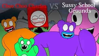 Choo Choo Charles VS Sussy School Grounds Animation