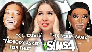 The Sims Community Was Just Not It With the Vitiligo Update in The Sims 4