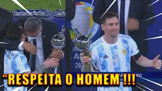 MESSI RECEBE PRÊMIO DE MELHOR JOGADOR DA COPA AMÉRICA E DE ARTILHEIRO !!!