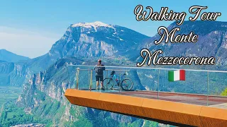 Walking Tour Monte Mezzocorona 🇮🇹 Skywalk and Tibetan Bridge #walkingtour #italy #bestplaces