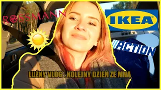 HAUL ROSSMANN I ACTION, PODRÓŻ DO IKEI 🚗 | LUŹNY VLOG 😍