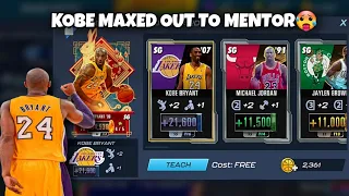 MAXING OUT FREE OVERPOWERED OBSIDIAN KOBE BRYANT TO MENTOR NBA 2K MOBILE...