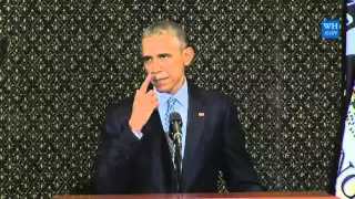 Obama Speaks About Political Dignity