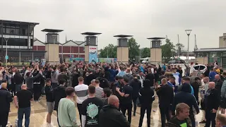 Hartlepool fans party in Bristol