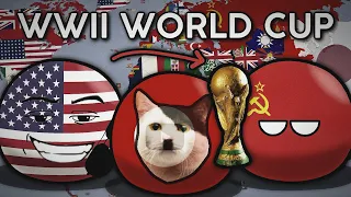 The World Cup but PLAYED IN WORLD WAR 2 | Countryballs!