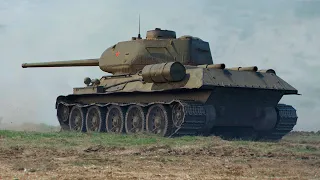 ДЭФ на танке Т-34-85М. Мастер,Стальная стена,Воин,Основной калибр. World Of Tanks (WoT он PrO) #23