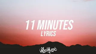 [1 HOUR 🕐] YUNGBLUD, Halsey - 11 Minutes (Lyrics)  Lyric Video ft Travis Barker