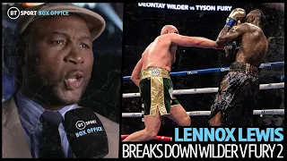 Lennox Lewis: Tyson Fury will come out early and put it on Deontay Wilder