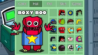 Boxy Boo (Project Playtime) in Among Us ◉ funny animation - 1000 iQ impostor