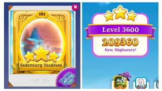 level up 3600 ⭐⭐⭐ bubble witch 3 saga gameplay select chapter 181