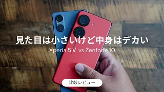 Zenfone 10 vs Xperia 5Ⅴ 比較レビュー)小さいのに中身はすごい