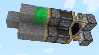 Minecraft - Como Hacer Un Misil Automático De Redstone