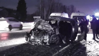 В ДТП на Варшавском шоссе погибли восемь человек