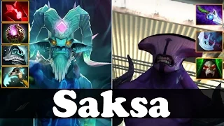 Dota 2 - Saksa Plays Leshrac And Faceless Void - Ranked Match Gameplay