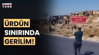 Ürdün'de halkın Filistin'e destek yürüyüşünde gerginlik!