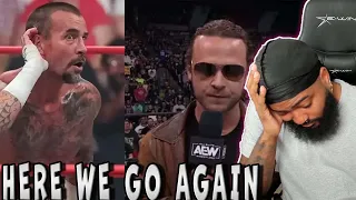 CM PUNK AND JACK PERRY ALTERCATION BACKSTAGE AT ALL IN AKA (BRAWL IN)