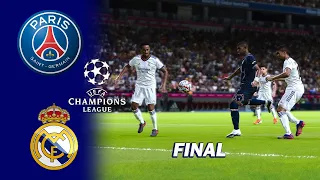 PES 2021 / PSG vs REAL MADRID / FINAL UEFA CHAMPIONS LEAGUE 2022 / Full Match All Goals HD