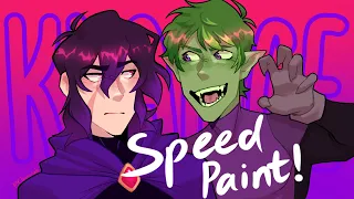 Voltron Titans // Klance as BeastRaven SPEEDPAINT