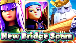 Go Top1 with New Bridge Spam deck with evolution firecracker😘-Clash Royale