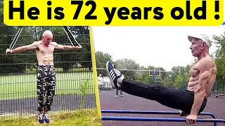 What can a 72-year-old athlete do in calisthenics?
