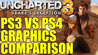 Uncharted 3 Drake's Deception Playstation 4 Vs Playstation 3 Graphics Comparison & Analysis