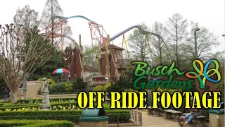 Busch Gardens Williamsburg Off-Ride Footage (No Copyright)