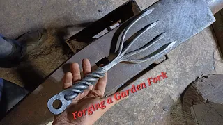 Blacksmithing: Garden Fork