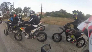 supermoto sunday meetup husqvarna 701 ride out sout california