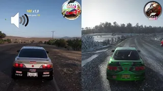 Forza Horizon 5 vs 4 gameplay, and engine sounds comparison ACURA RSX TYPE-S 2002