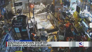 Thieves crash into Southaven pawn shop, steal guns and jewelry