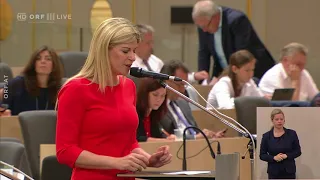 2018 07 05 Nationalratssitzung 011 Frage Tanja Graf ÖVP