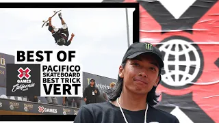 BEST OF Pacifico Skateboard Vert Best Trick | X Games California 2023