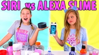 SIRI VS ALEXA PICKS MY SLIME INGREDIENTS CHALLENGE!!