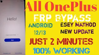 All OnePlus Frp Bypass|OnePlus Frp Bypass|New Update|OnePlus Google Account Unlock#oneplusfrpbypass