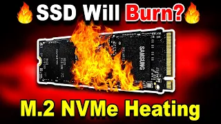 🔥SSD Will Burn?🔥M.2 NVMe SSD Heating Issue🔥 Heatsink vs W/O Heatsink SSD @KshitijKumar1990
