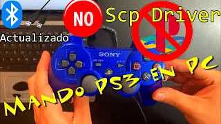 🎮Nuevo! Como Conectar/Usar Mando de PS3 en PC Bluetooth y con Cable💻|2023 |Actualizado|No SCPdriver