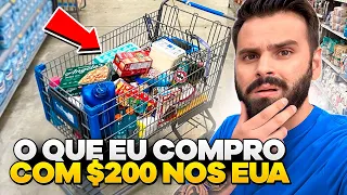 $200 DÓLARES NO MERCADO DOS EUA - DÁ PRA 1 MÊS TRANQUILO