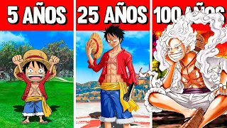SOBREVIVÍ 100 AÑOS COMO LUFFY en GTA 5!! (One Piece mod)