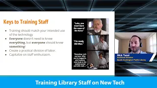 Training Library Staff on New Tech