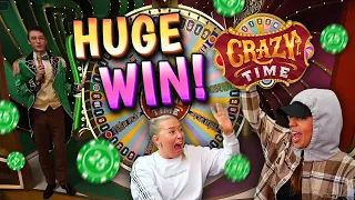 BIG WIN CRAZY TIME (PACHINKO) - HUGE MULTIPLIER!! 🎰🤑