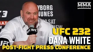 UFC 232: Dana White Post-Fight Press Conference - MMA Fighting
