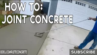 How to Joint Concrete