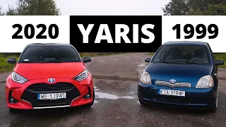 Toyota Yaris 2020 vs 1999 - uroczo już było...