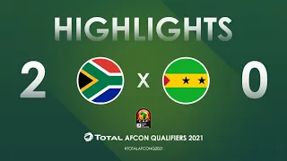 HIGHLIGHTS | Total AFCON Qualifiers 2021 | Round 3 - Group C: South Africa 2-0 Sao Tome & Principe