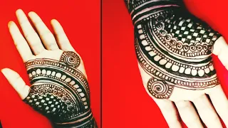 New beutiful stylish front hand mehndi design | easy & simple Arabic mehndi design | mehndi design |