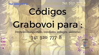 Códigos Grabovoi para dinheiro inesperado, imediato, milagre, universo  108X