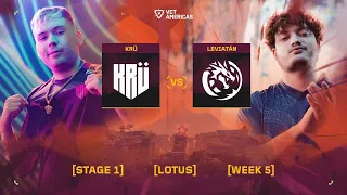 KRÜ Visa vs Leviatán - VCT Americas Stage 1 - W5D2 - Map 3