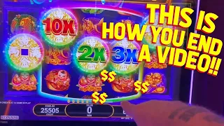 CRYING OUT LOUD MADE ME WIN THOUSANDS!! with VLR on Ru Yi Wheel Lion Panda and Fortune Mint Slots!!