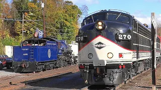 RBMN Fall Foliage Excursion Train Arriving @ Jim Thorpe