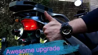 Exhaust sound | Delkevic Unboxing* | Cheap motorcycle tuning/upgrade
